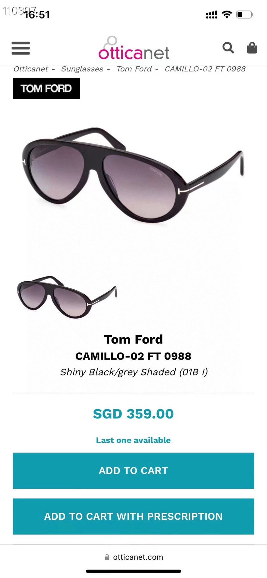 Tom Ford Sunglasses